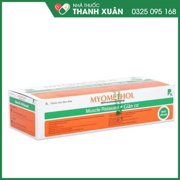 Myomethol thuốc điều trị co thắt cơ